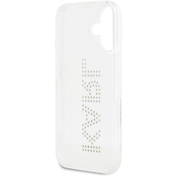 ETUI KARL LAGERFELD IML RHINESTONES LOGO DO IPHONE 16 PRZEZROCZYSTY