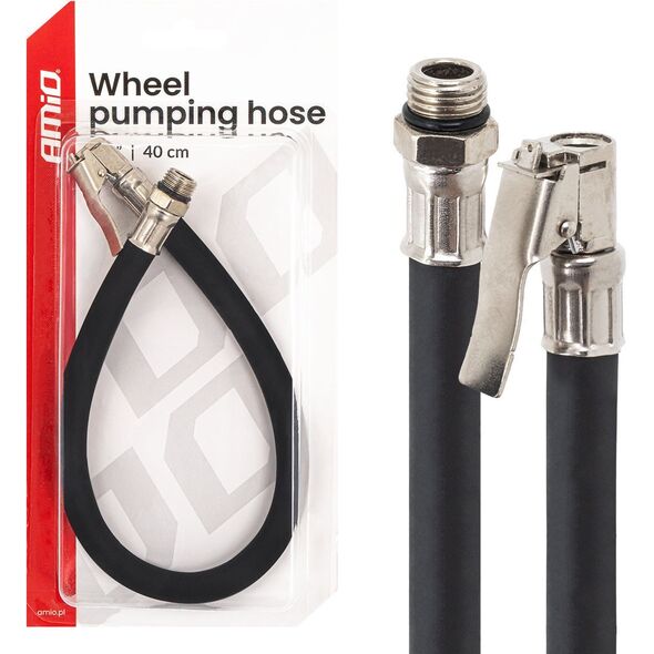 Wężyk do pompowania opon 1/4" amio-04503