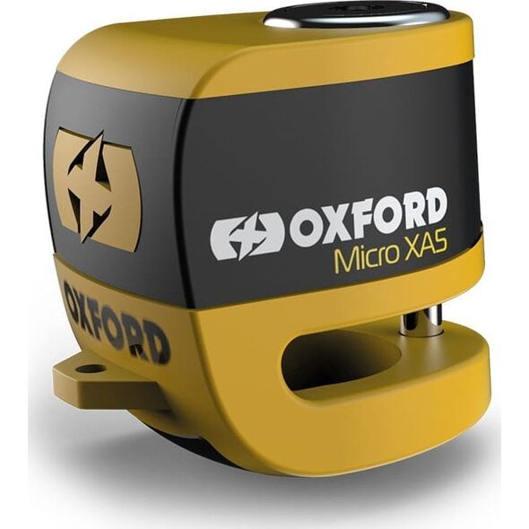 Oxford OXFORD BLOKADA TARCZY HAMULCOWEJ ALARMEM ALPHA XA5 KOLOR ŻÓŁTY FLUO (PIN 5.5MM