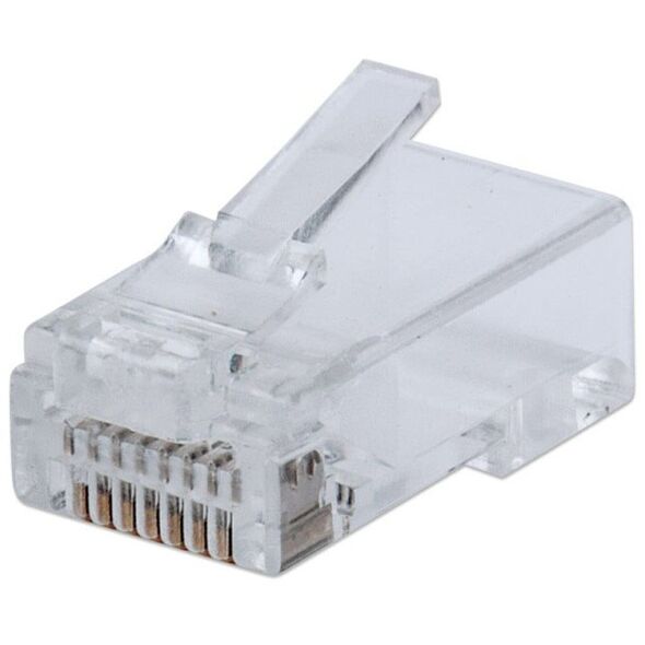 Wtyk RJ45 8P/8C Cat 5e UTP linka/drut przelotowy 50 sztuk