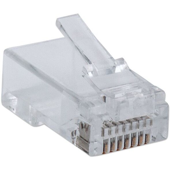 Wtyk RJ45 8P/8C Cat 5e UTP linka/drut przelotowy 50 sztuk
