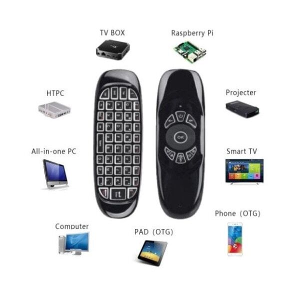 AG83C Uniwersalny pilot tv z klawiaturą