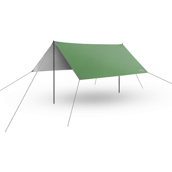 NC17107 TARP PŁACHTA BIWAKOWA KEMPINGOWA 300X300 CM ZIELONA NILS CAMP