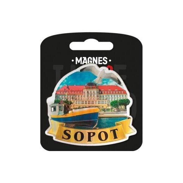 Pan Dragon Magnes I love Poland Sopot ILP-MAG-A-SOP-02