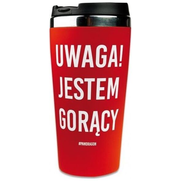 Pan Dragon Kubek termiczny 21-Jestem gorący!