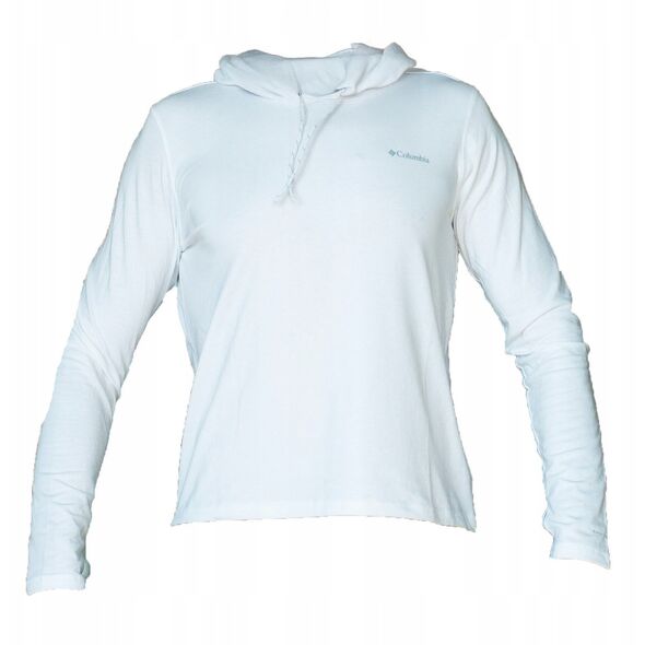 Columbia W EU Sun Trek LS Hoodie 2145261100 λευκό XL