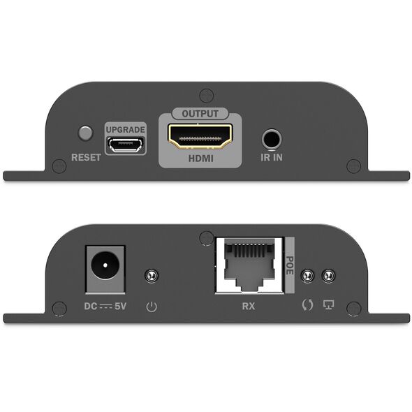 DIGITUS HDMI IP PoE Receiver 4K/60Hz schwarz