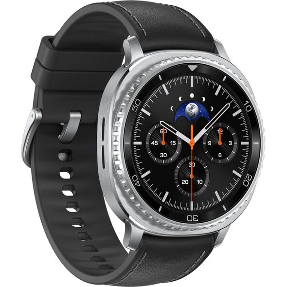 Samsung Galaxy Watch 8 Classic 3,3 cm (1.3") AMOLED 46 mm Cyfrowy 438 x 438 px Ekran dotykowy Srebrny Wi-Fi GPS