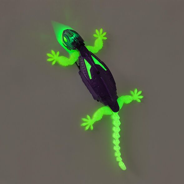 Hex Bots Wall Crawler Gecko Glow in The Dark