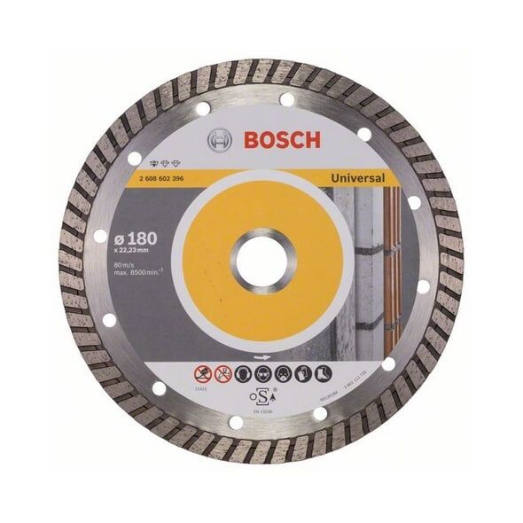 Bosch Diamentowa tarcza tnąca STANDARD FOR UNIVERSAL TURBO 180x22,2mm 2 608 602 396