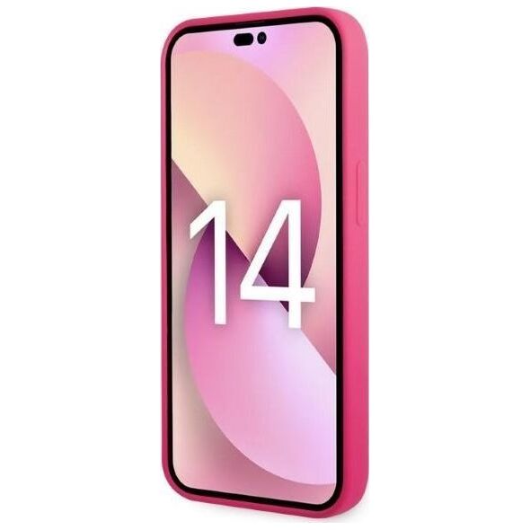 Karl Lagerfeld Karl Lagerfeld KLHCP14SSRSGRCF iPhone 14 6,1" hardcase różowy/pink Silicone RSG NoSize