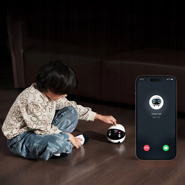 EnaBot - EBO AIR 2 Plus - domowy robot towarzyszący z funkcją monitoringu i rozmów video (biały)