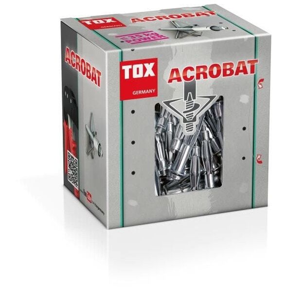Inkarinis varztas GKP TOX Acrobat, M5/37 mm, metalinis, 50 vnt.