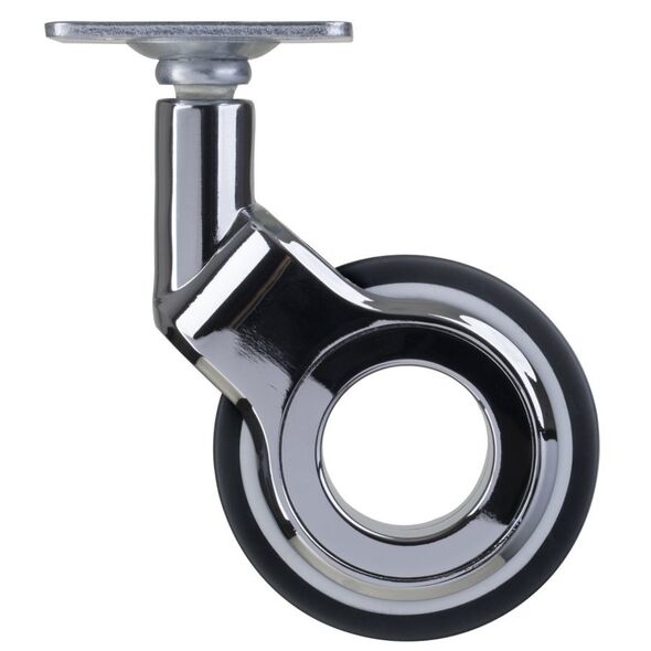 Baldinis ratukas WALTECO, d-60 mm, pasukamas su plokstele, apkrova 60 kg