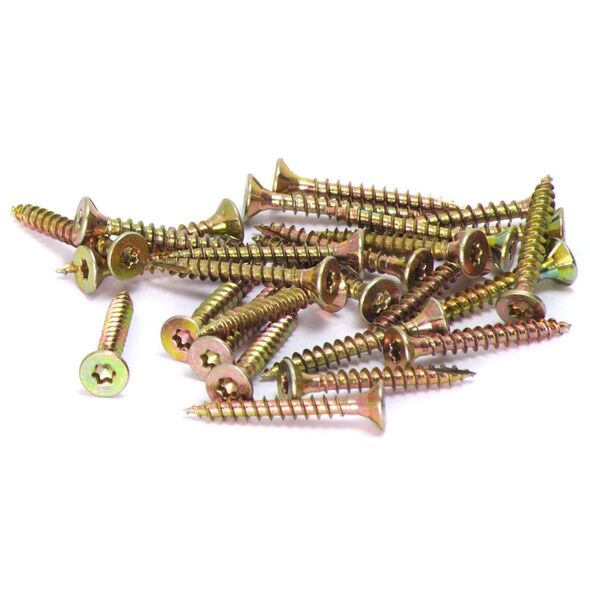 Medsraigciai ROBUS, 5 x 50 /30 mm, ileidziama galva, cinkuoti, 250 vnt., TORX25