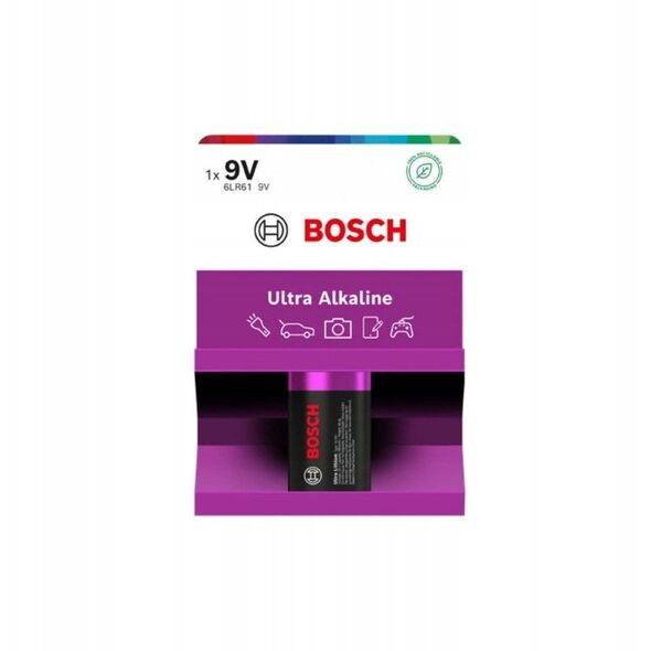 ΜΠΑΤΑΡΙΑ BOSCH 1ΤΜΧ 9V ULTRA ALKALINE 6LR61UA1B/00
