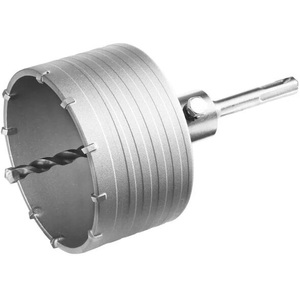 Muro grezimo karuna su kietmetaliu TOTAL, 125 mm, SDS plus, adapt. 110 mm, graztas 8x110 mm, TAC4301