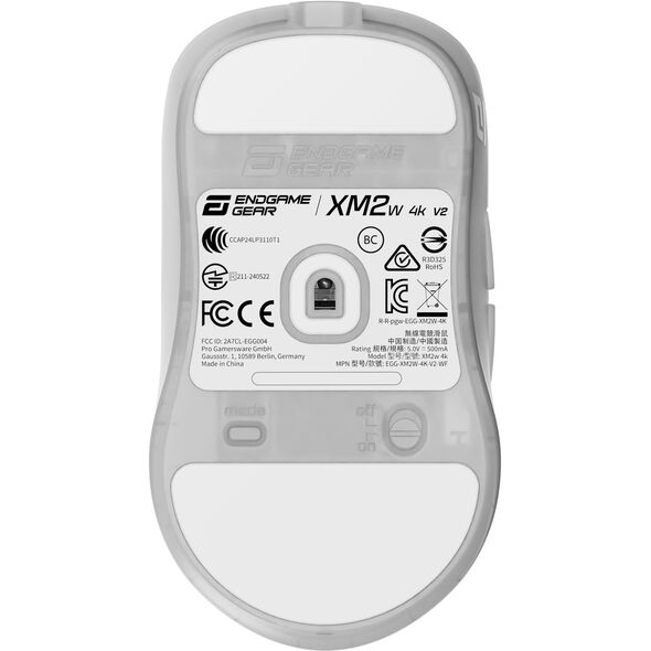 Endgame Gear XM2w 4k v2 Gaming Mouse - White Frost