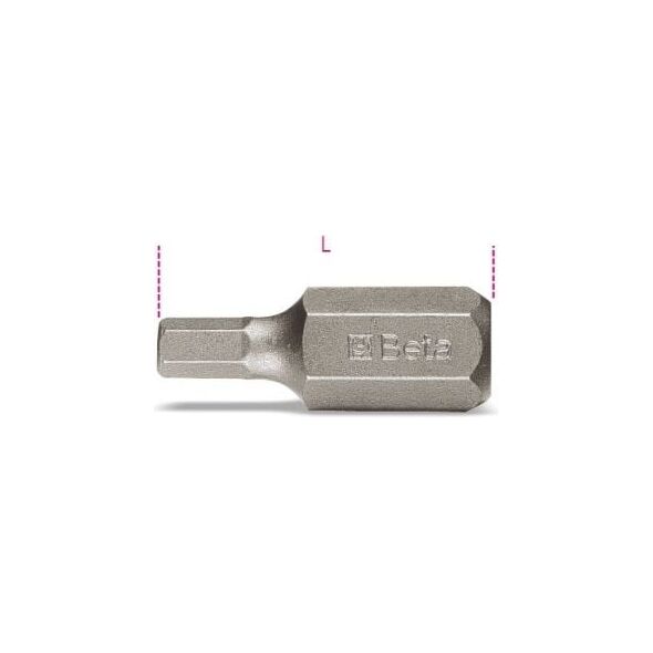 Beta Tools Końcówki wkrętakowe trzpieniowe sześciokątne 4 x 30mm (BE867PE-4)
