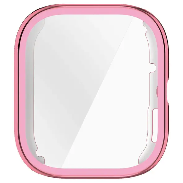 Etui z osłoną ekranu Bizon Case Watch Felipe do Xiaomi Redmi Watch 5 różowe