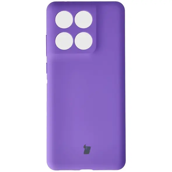 Silikonowe etui Bizon Soft Case do Motorola Edge 60 Fusion / 60 fioletowe