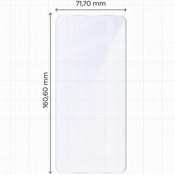 Elastyczne szkło hybrydowe Bizon Glass Mule do Realme C71 4G