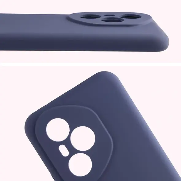 Silikonowe etui Bizon Soft Case do Honor 400 Pro ciemnoniebieskie