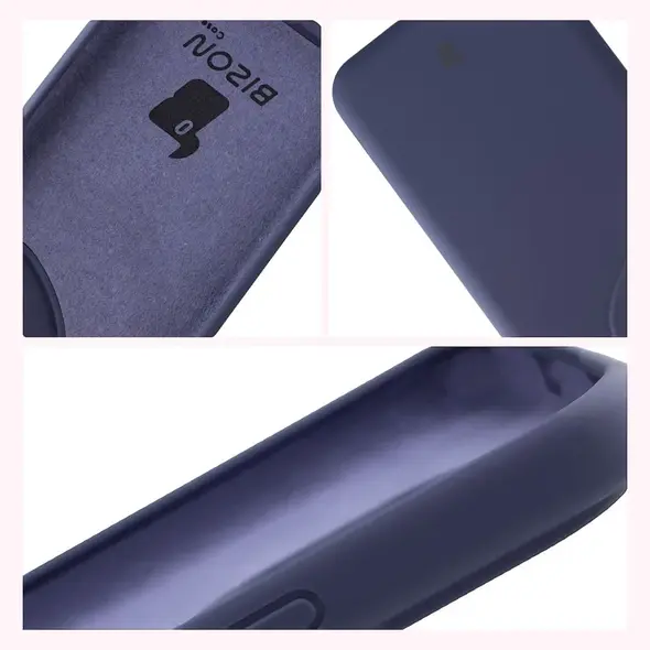 Silikonowe etui Bizon Soft Case do Honor 400 Pro ciemnoniebieskie