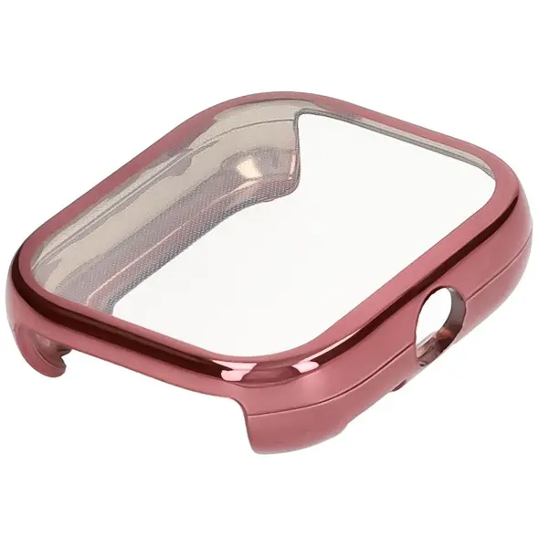 Etui z osłoną ekranu Bizon Case Watch Felipe do Xiaomi Redmi Watch 5 różowe