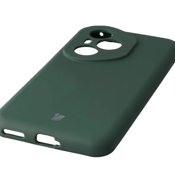 Silikonowe etui Bizon Soft Case do Honor 400 Pro ciemnozielone