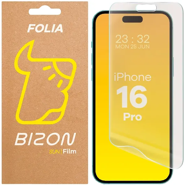 Folia matowa Bizon Glass Film Sun do Apple iPhone 16 Pro