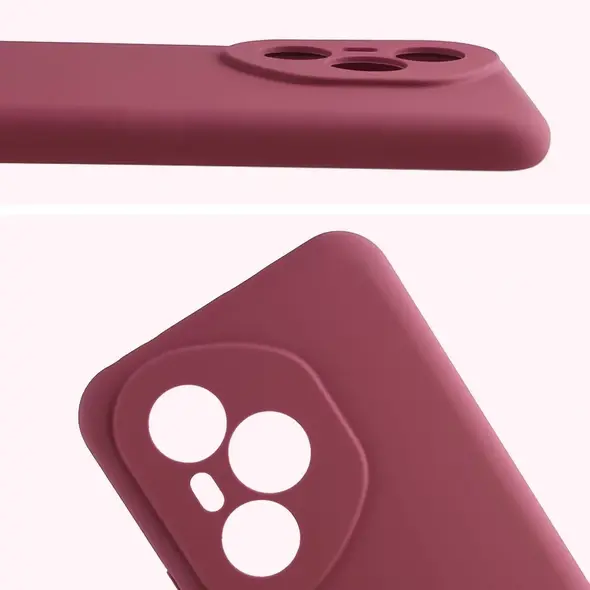 Silikonowe etui Bizon Soft Case do Honor 400 Pro ciemnofioletowe