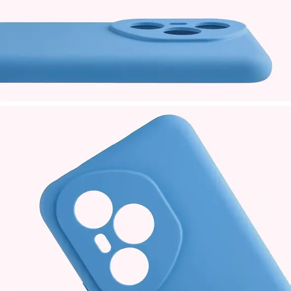 Silikonowe etui Bizon Soft Case do Honor 400 Pro niebieskie