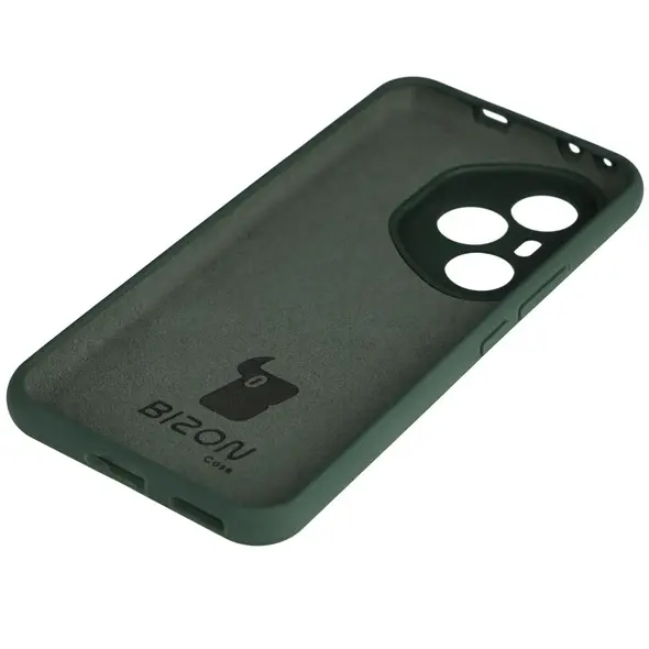 Silikonowe etui Bizon Soft Case do Honor 400 Pro ciemnozielone