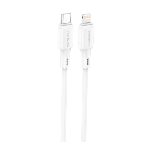 Καλώδιο Σύνδεσης USB 2.0 Foneng X120 Silicone USB C σε Lightning PD 27W 1m Λευκό 6970462516187 6970462516187 έως και 12 άτοκες δόσεις