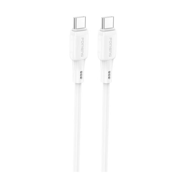 Καλώδιο Σύνδεσης USB 2.0 Foneng X120 Silicone USB C σε USB C 100W 1m Λευκό 6970462516170 6970462516170 έως και 12 άτοκες δόσεις