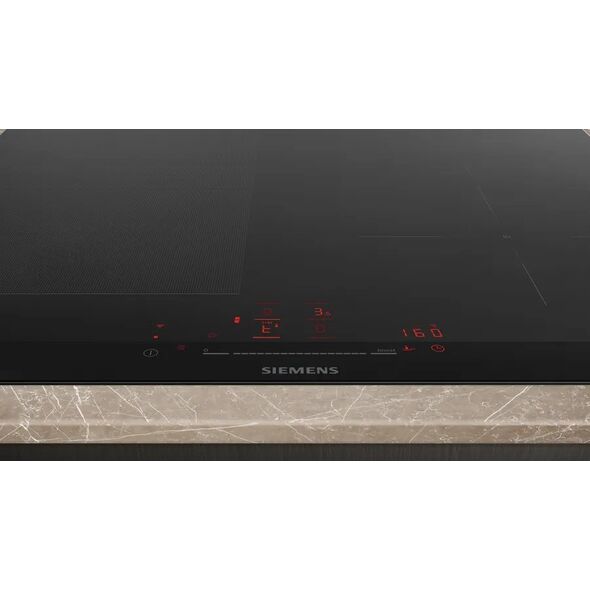Płyta grzewcza Siemens Siemens iQ700 EX675HEC1E, Black, Built-in, 60 cm, Zone induction hob, Glass-ceramic, 4 zone(s)