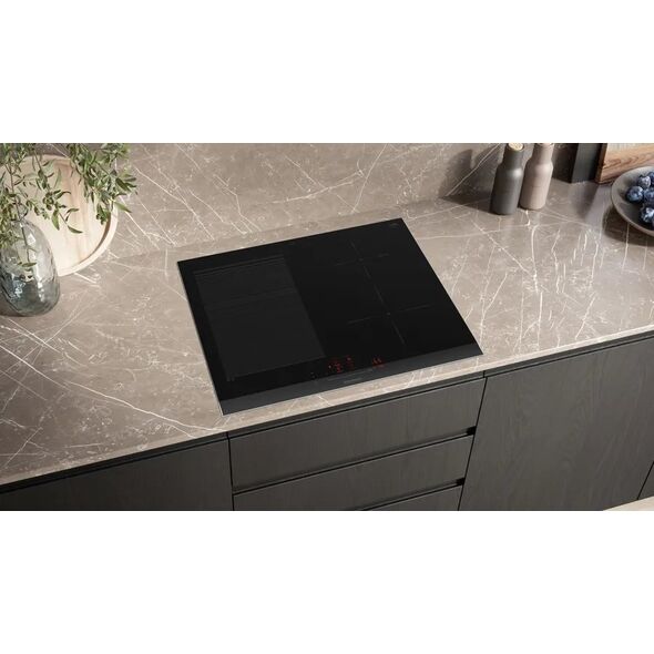 Płyta grzewcza Siemens Siemens iQ700 EX675HEC1E, Black, Built-in, 60 cm, Zone induction hob, Glass-ceramic, 4 zone(s)