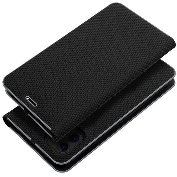 Kabura LUNA Book Carbon do IPHONE 17 Pro Max czarny