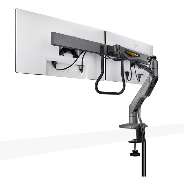 StarTech H2M1AS2-MONITOR-ARM uchwyt / stojak do monitorów 68,6 cm (27") Biurko Czarny