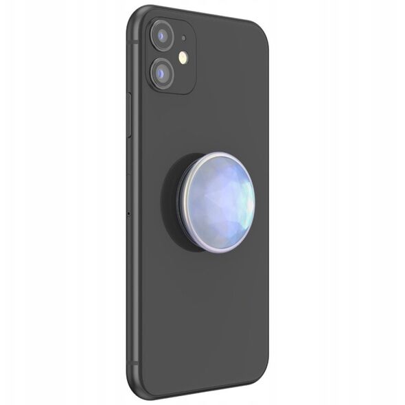 Uchwyt i podstawka do telefonu Popsockets Luxe Iridescent Dichroic Diamond Frosted 806539