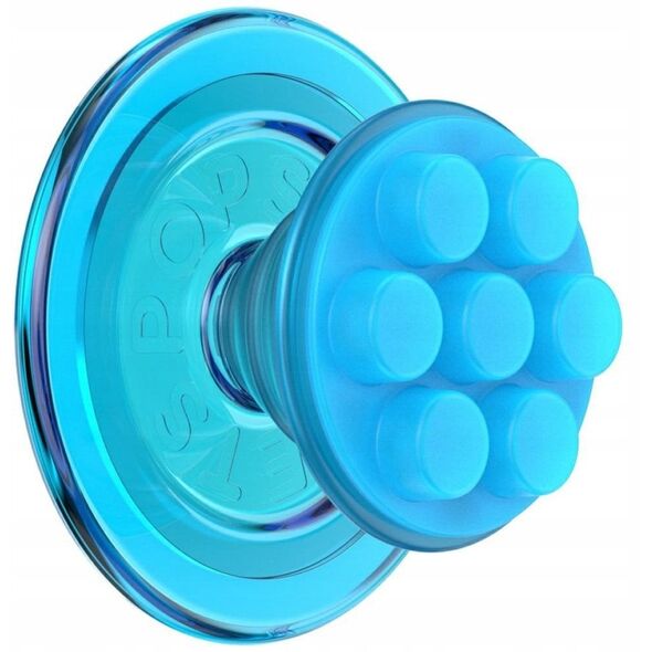 Uchwyt i podstawka do telefonu Popsockets Translucent FG-Popper MagSafe niebieski 807325