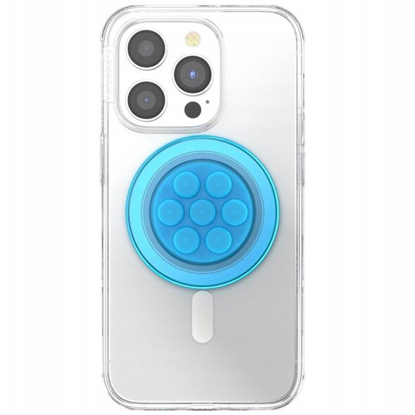 Uchwyt i podstawka do telefonu Popsockets Translucent FG-Popper MagSafe niebieski 807325