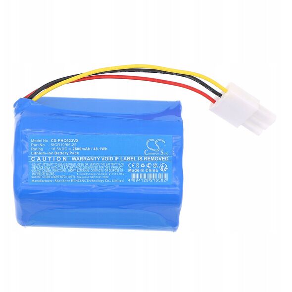 Akumulator Bateria Typu 5icr19/65-25 Do Philips Fc6231 Fc6232 Fc6331 / Cs-phc623vx