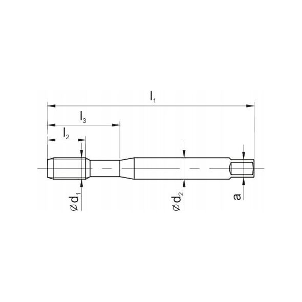 Fanar GWINTOWNIK M 8 DIN-371B LH (6H) HSSE 800