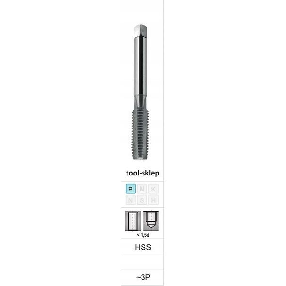 Fanar GWINTOWNIK M 6x0,75 NGMM/1 DIN-352D (6H) HSS