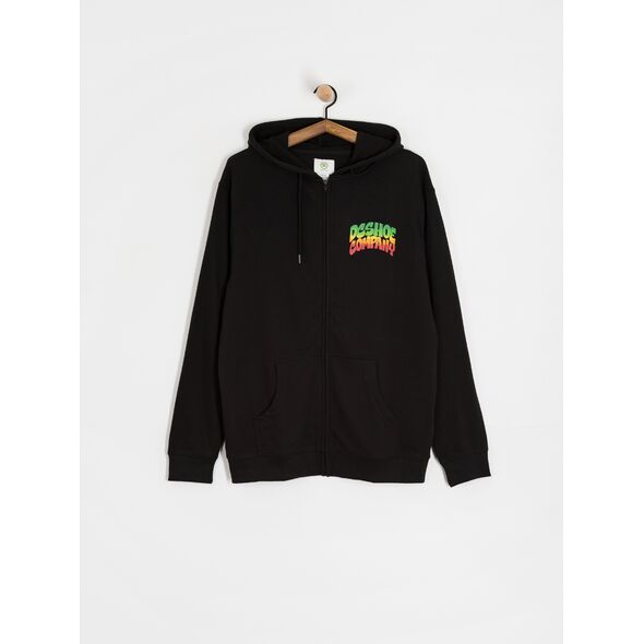 DC Hot Box Zip Hoodie ADYSF03146-KVJ0 Czarne M