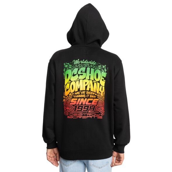 DC Hot Box Zip Hoodie ADYSF03146-KVJ0 Czarne XXL