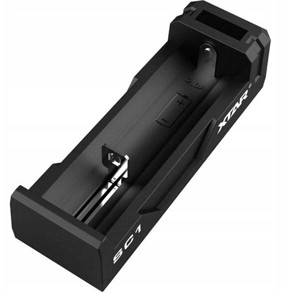 Ładowarka do akumulatorów cylindrycznych Li-ion 18650 USB-C - 1 kanał