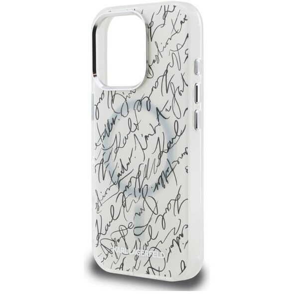 ETUI MAGSAFE KARL LAGERFELD DO IPHONE 16 PRO, Case Białe, Magnetyczne Modne